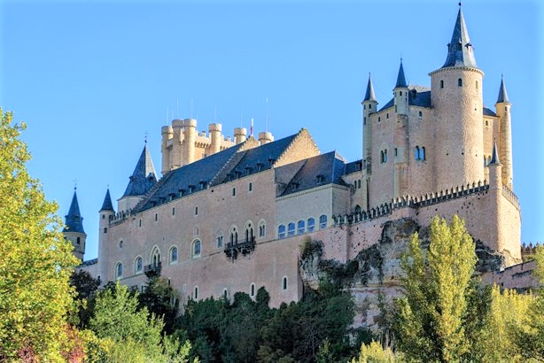 Segovia castle in Spain