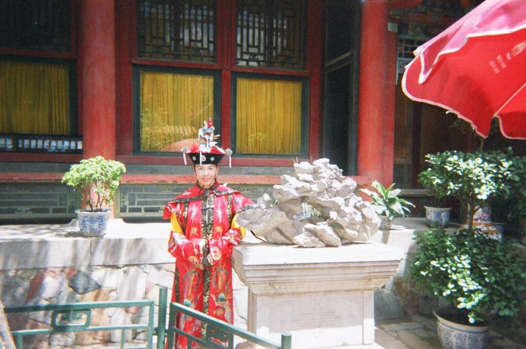 Dress up! One of the cool things to do in Beijing. 