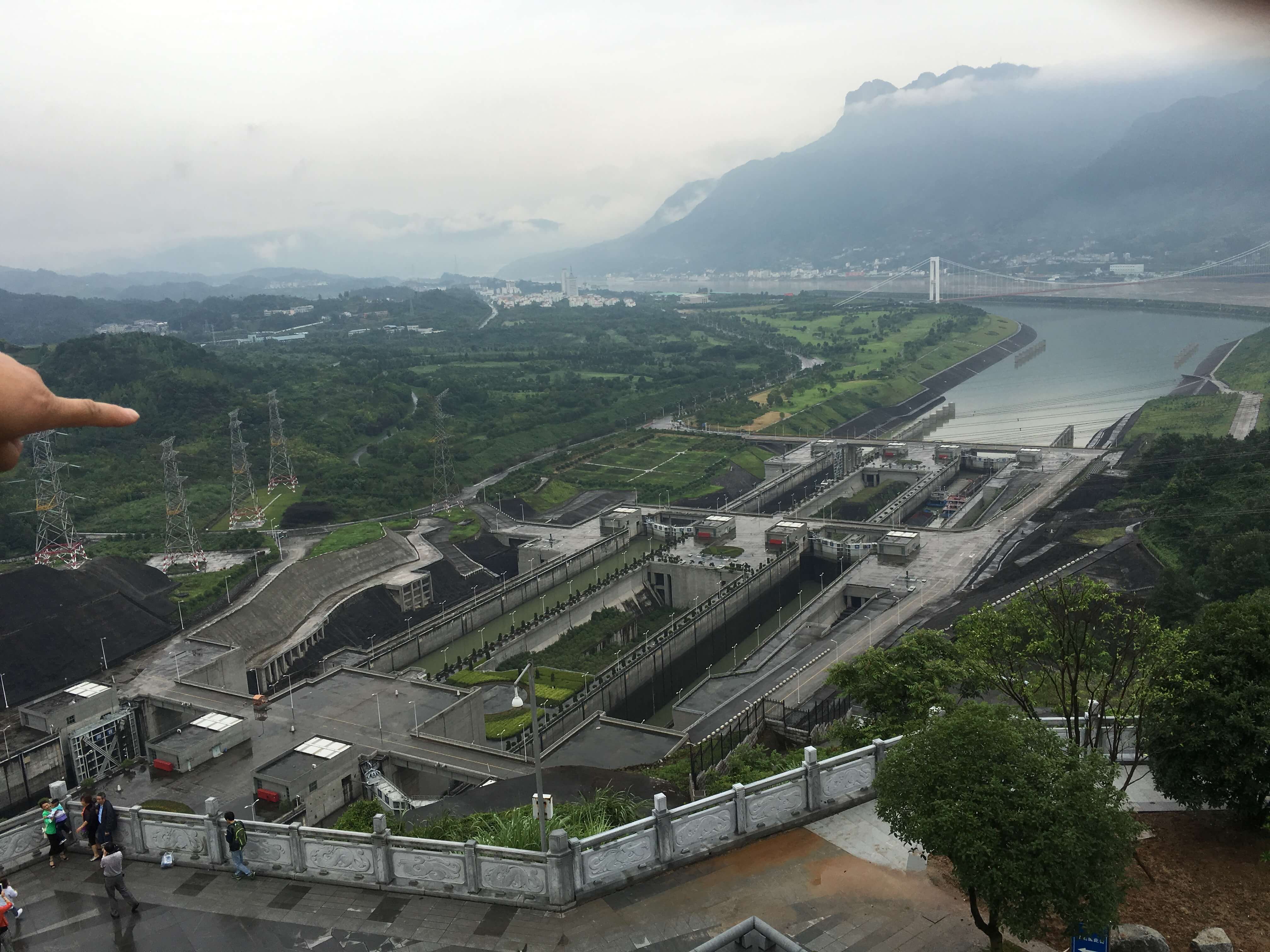 The Three Gorges Dam on the three day Yang