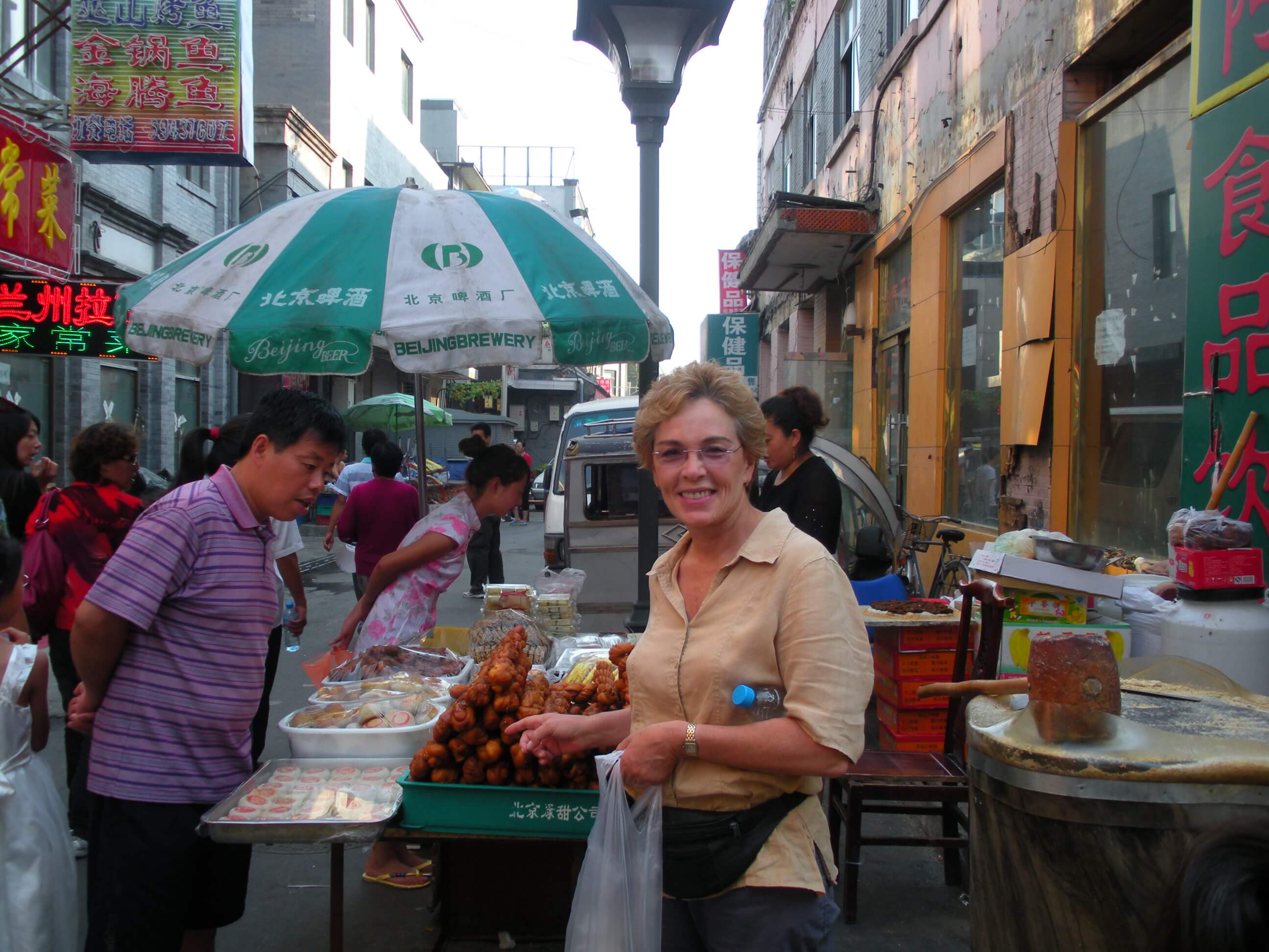 Exploring one of the cool things to do in Beijing's street food markets
