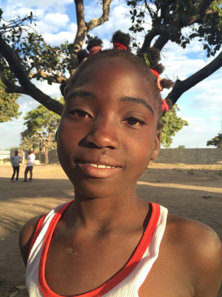 Pretty, smiling girl in Mozambique