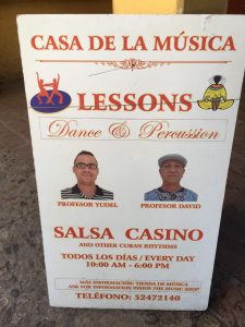 Salsa dancing lessons in Trinidad, Cuba