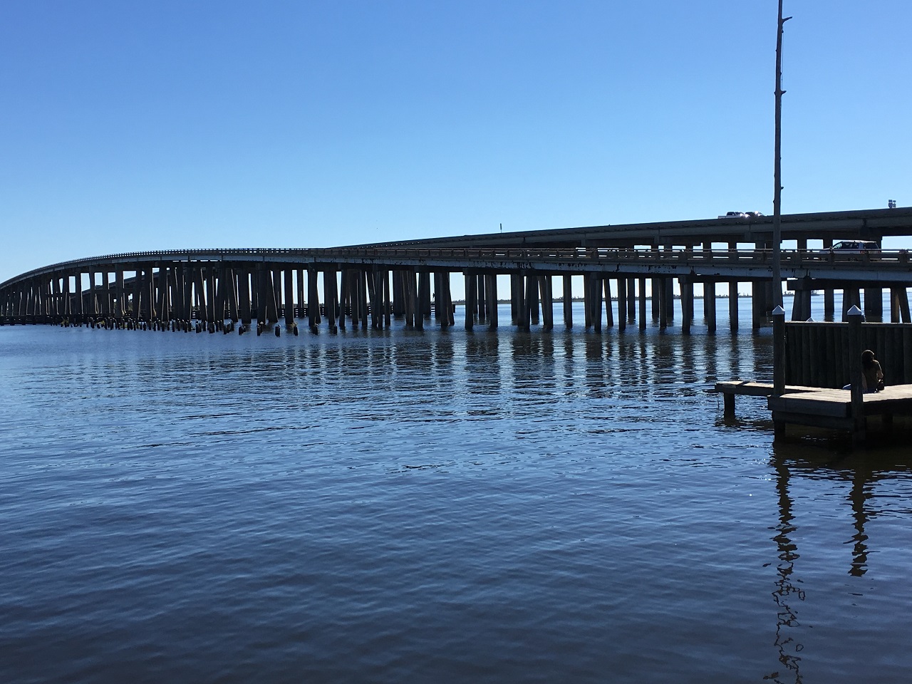 Middendorf's pier in New Orleans