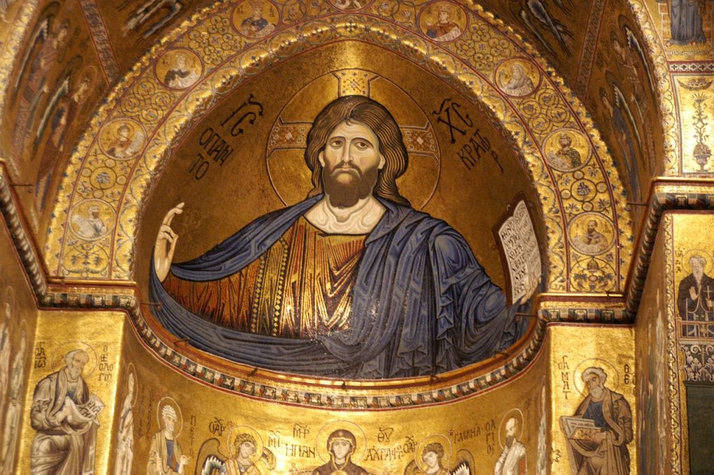 The altar dome of Monreale Cathedral