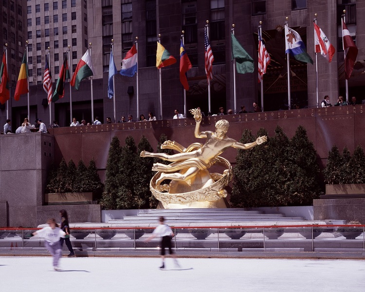Ice skating in New York City