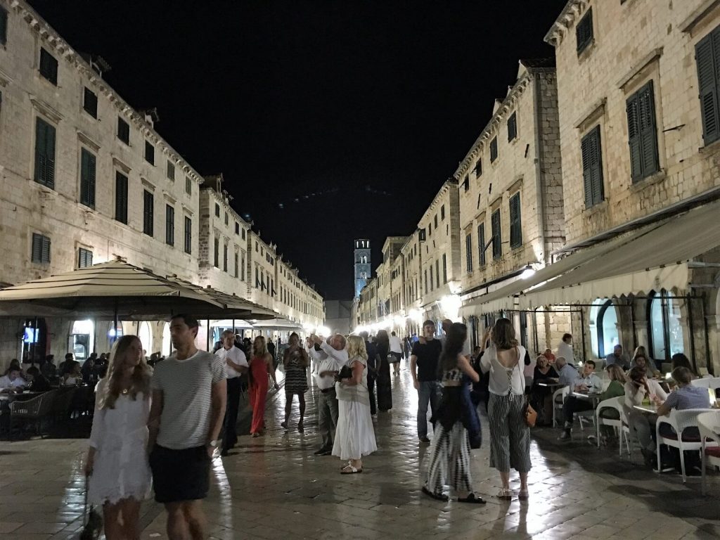 Main street in Dubrovnik