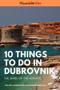 10 Things to do in Dubrovnik