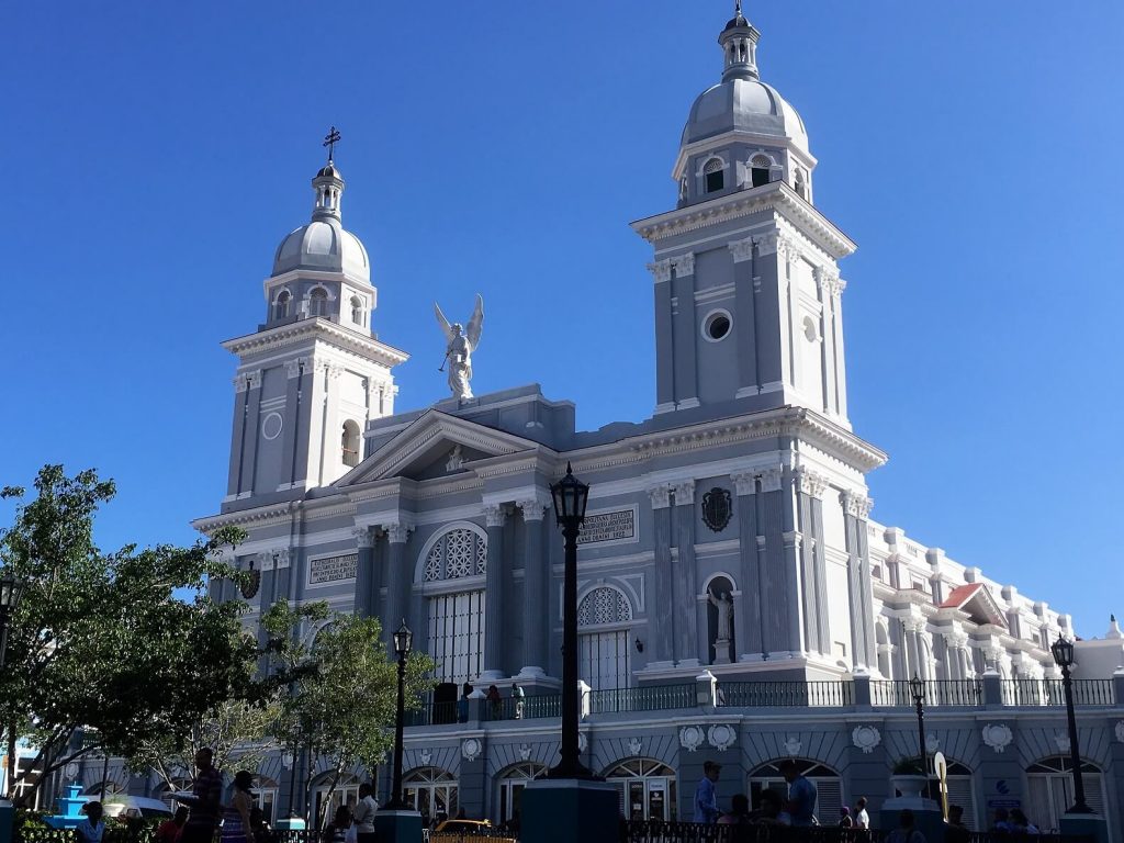 Santiago Cathedral on Plaza Cespedes on your perfect Cuba itinerary
