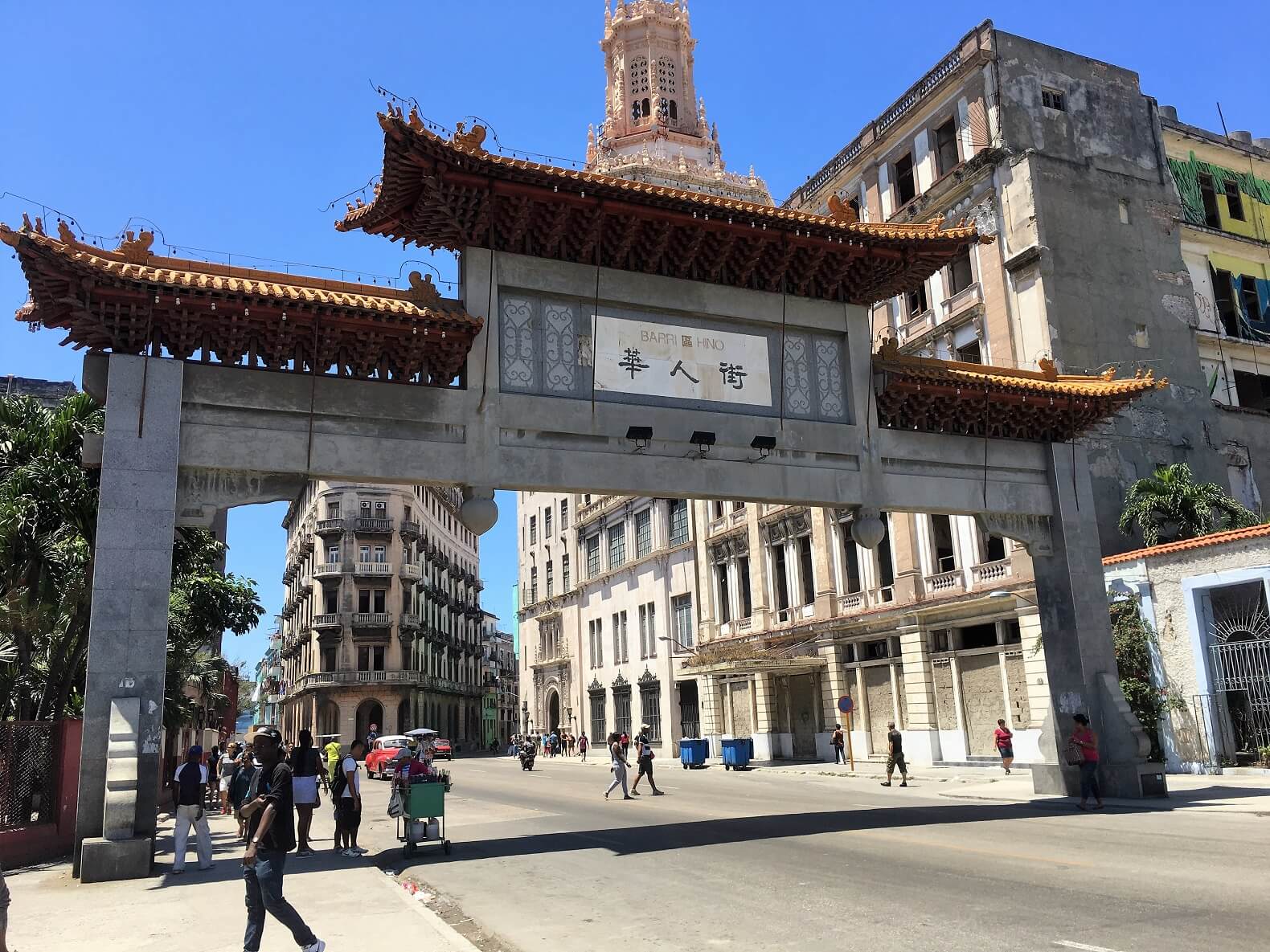 Gate to Chinatown in Havana on your perfect Cuba itinerary