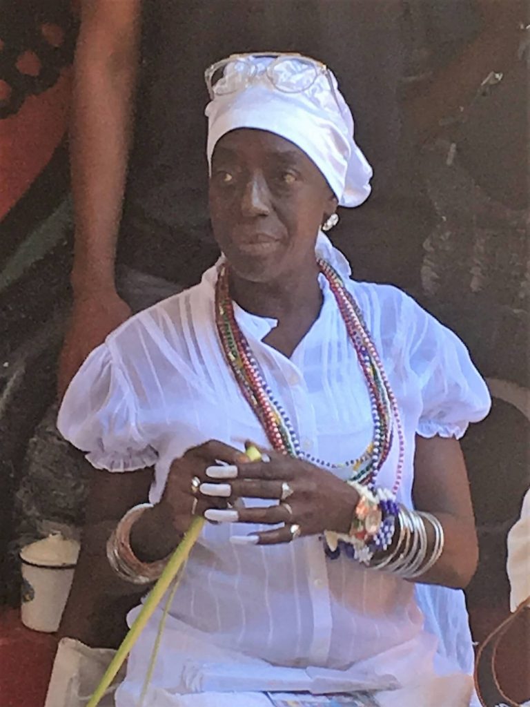 Santeria priestess in Havana