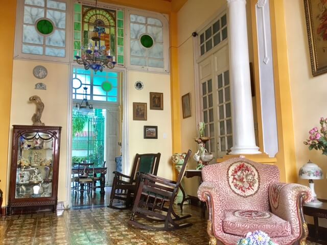 Enjoy a Santiago living room on your trip to Cuba