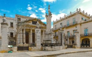 the colonial buildings of Old Havana