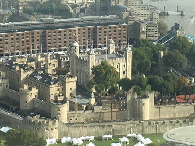 The Tower of London from the Eye in Southbank