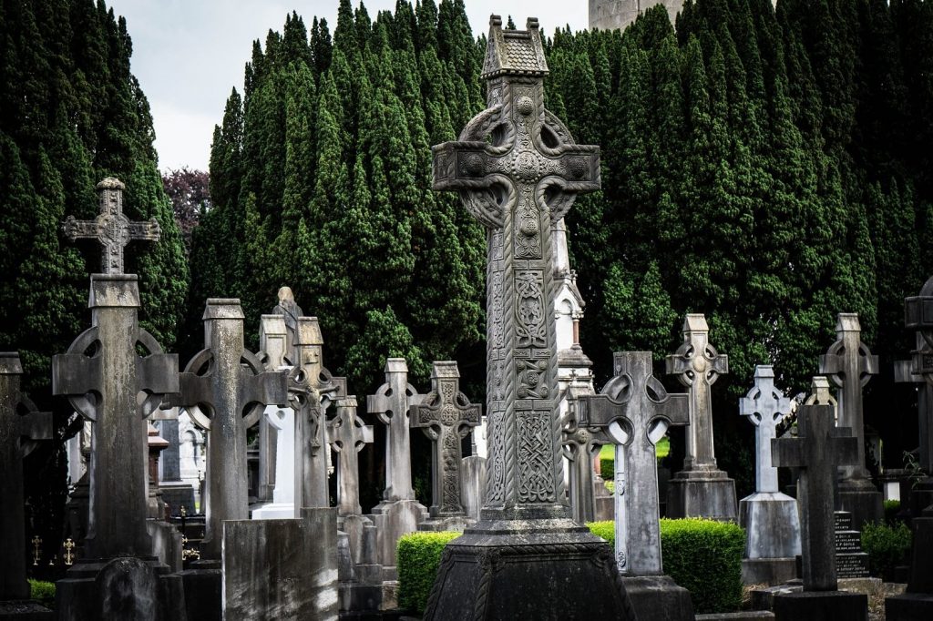 A cemetery in Ireland