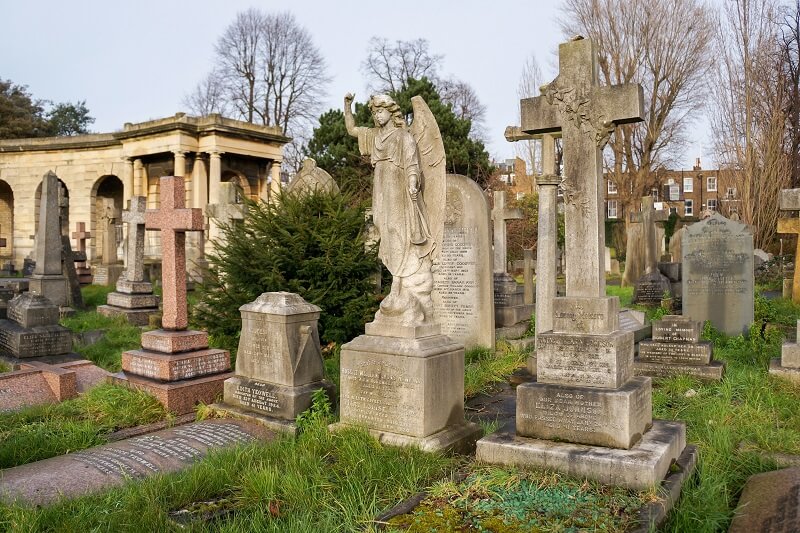 One of the beautiful and unique European cemeteries 