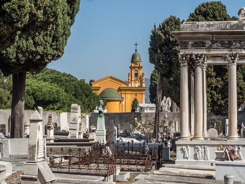 Nice cemetery is one of the famous European cemeteries