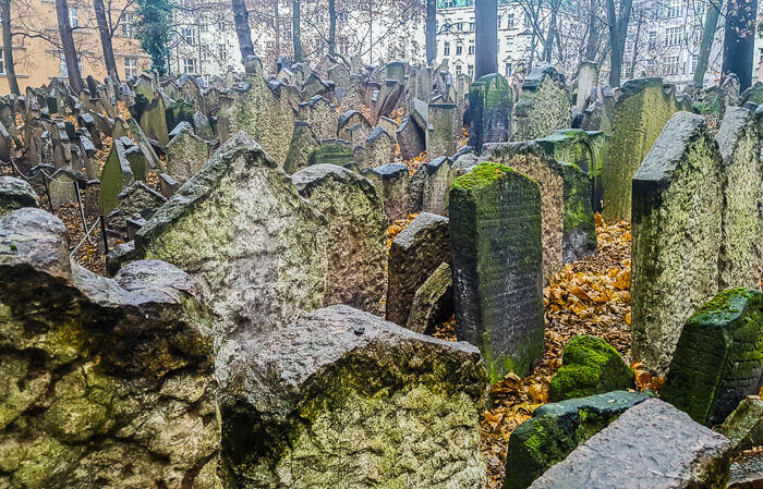Jewish cemetery in Prague is one of the famous European cemeteries