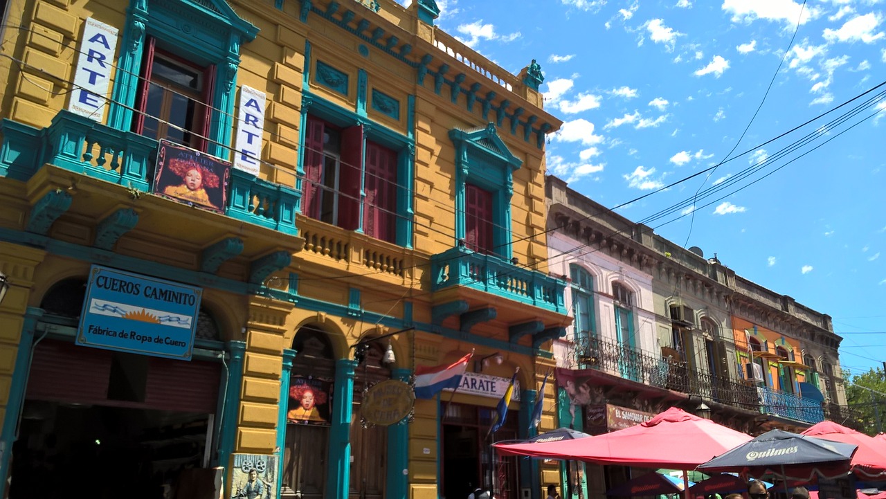 The Boca neighborhood in Buenos Aires.