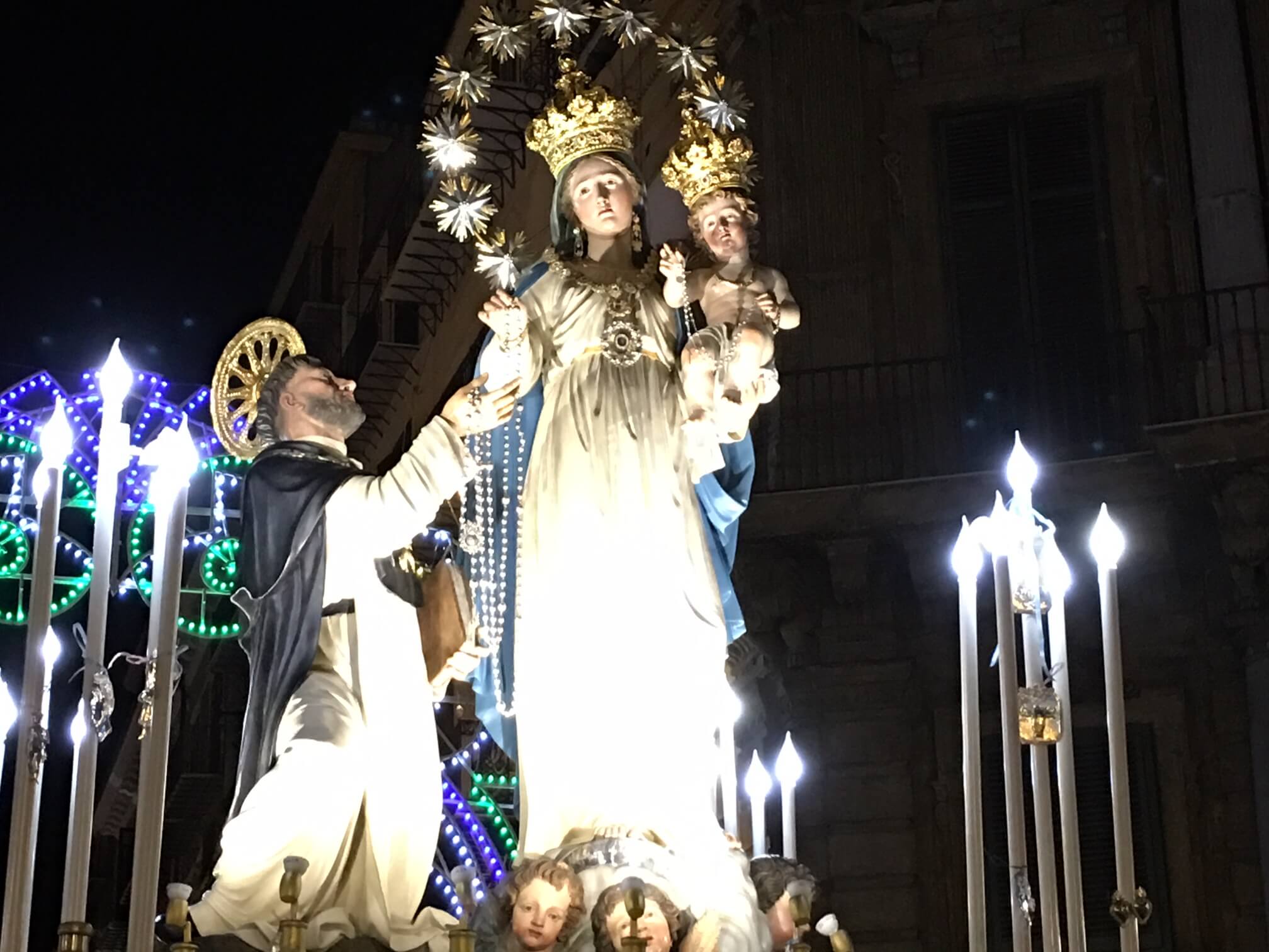 Religious procession in southern Italy