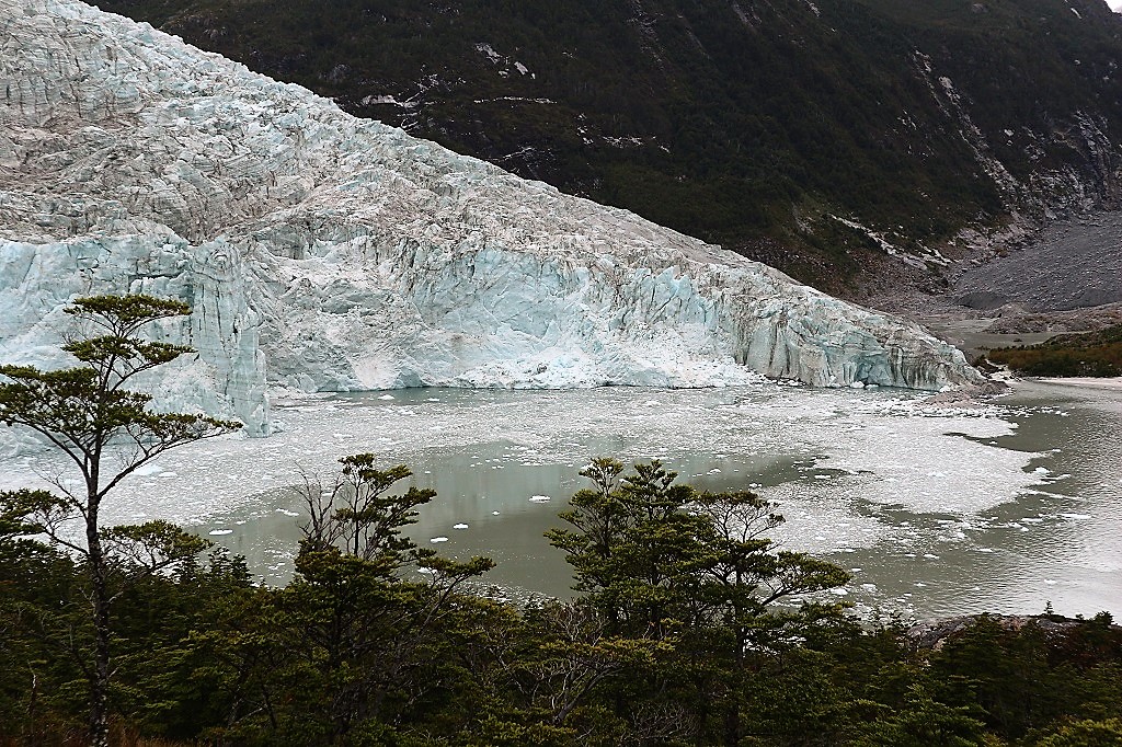 Pia glacier seen when you cruise Cape Horn and the Straits of Magellan