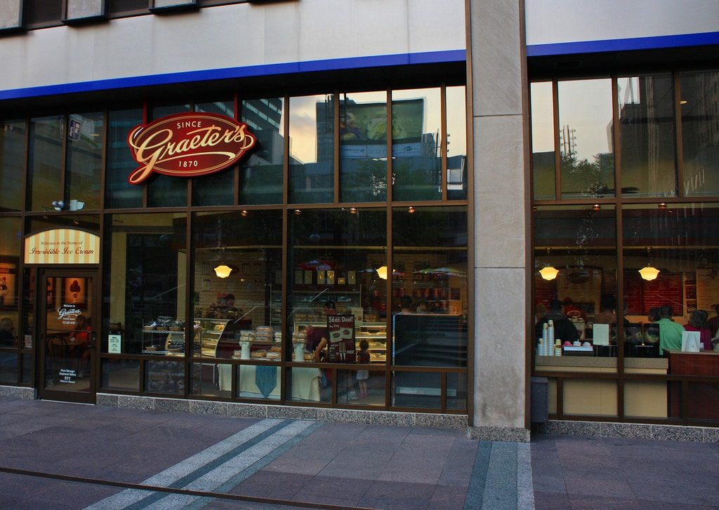 The exterior of Graeter's in Cincinnati