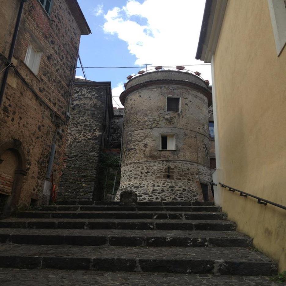 Stone tower in Pofi Italy