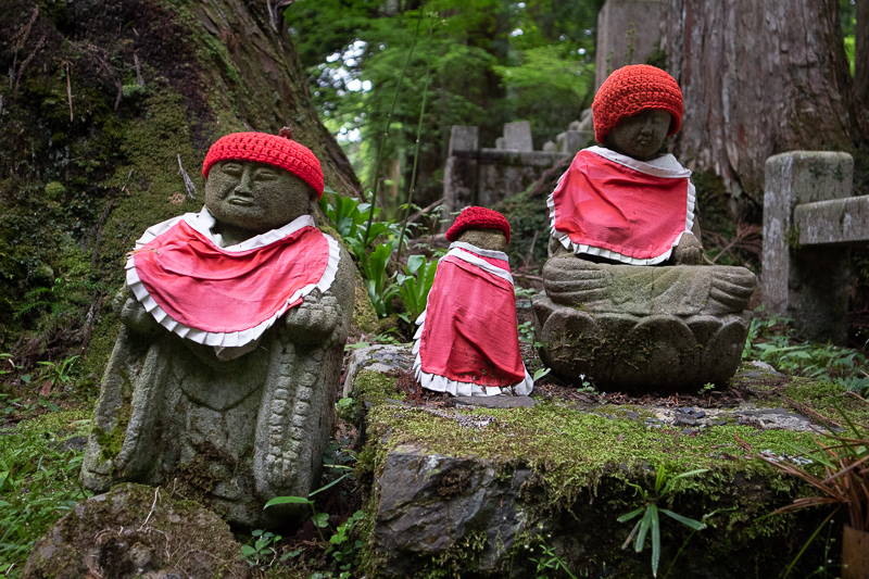 Okunoin cemetery statues