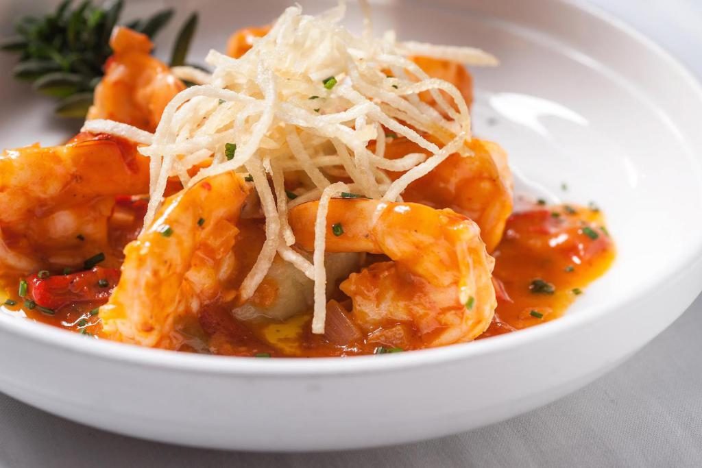 Authentic ethnic restaurants in New York City offer Cuban style shrimp