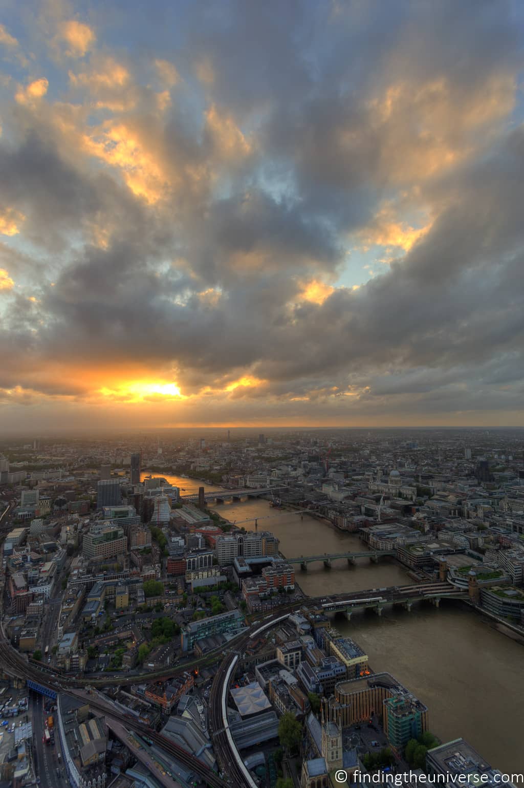  London aerial view