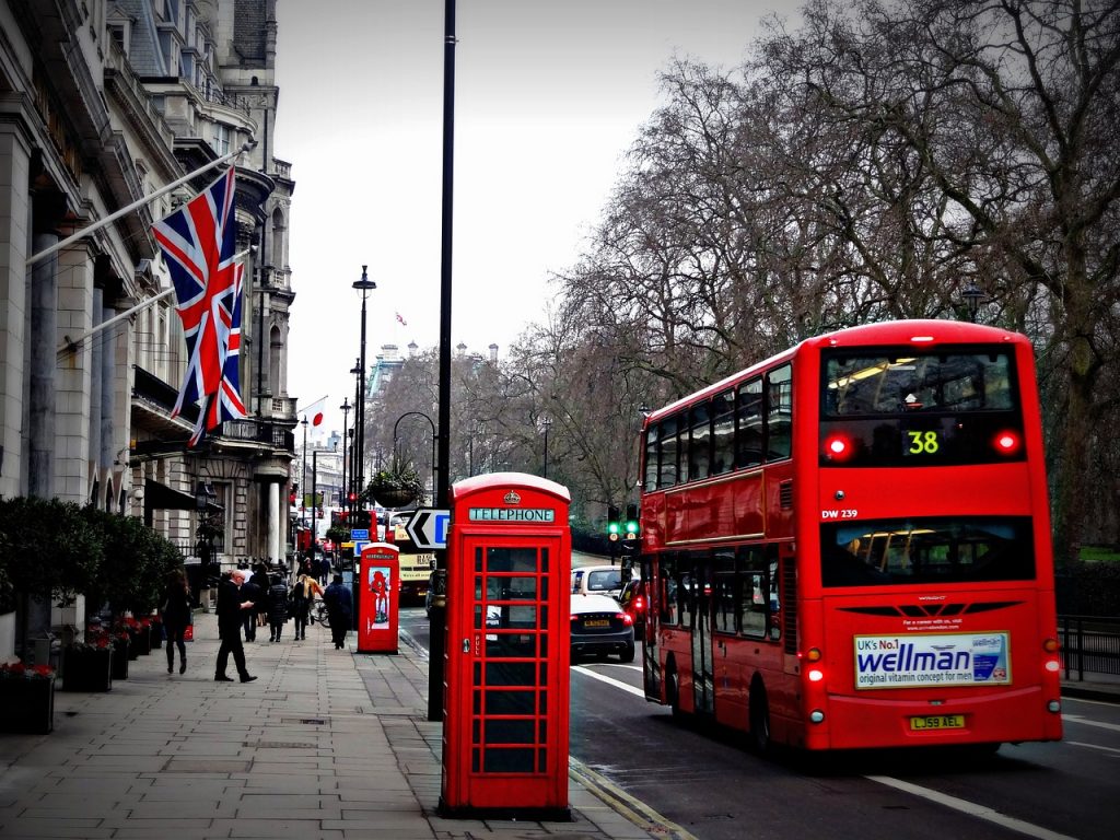 Travel addict loves london bus