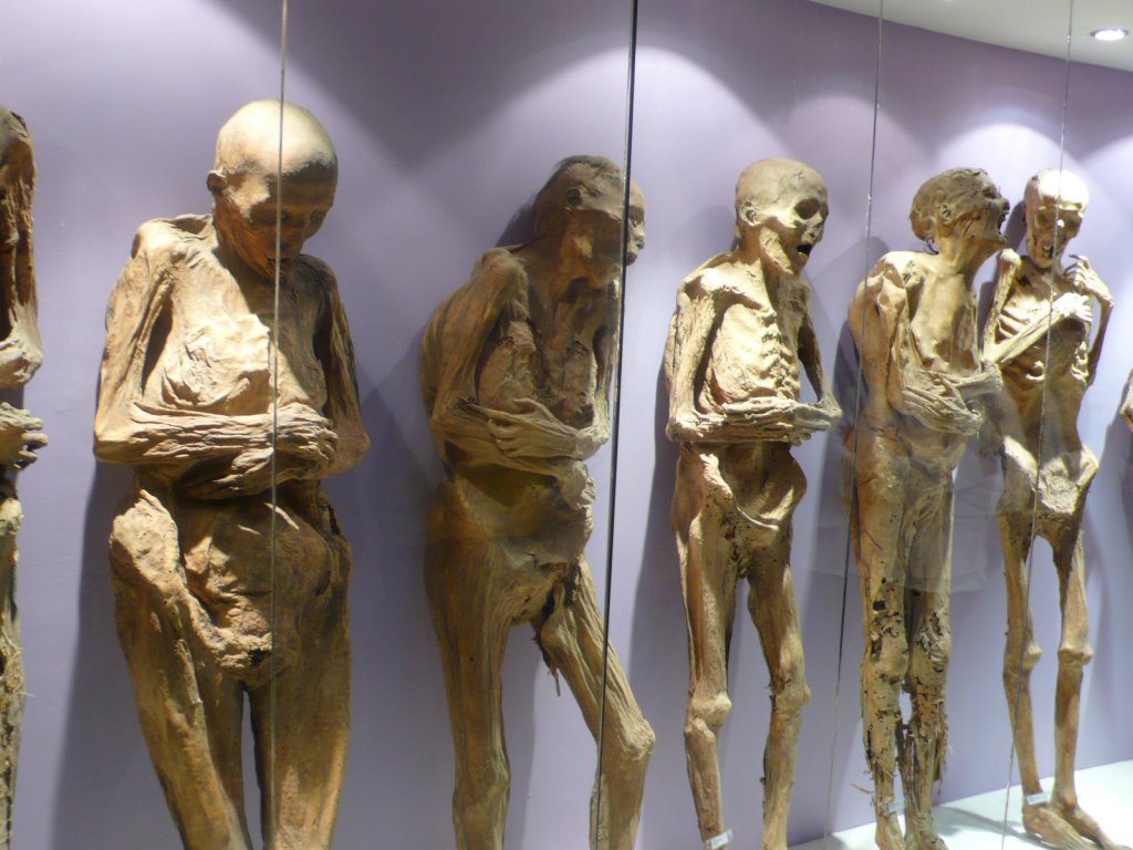 Mummies of Guanajuato. Most haunted places to visit