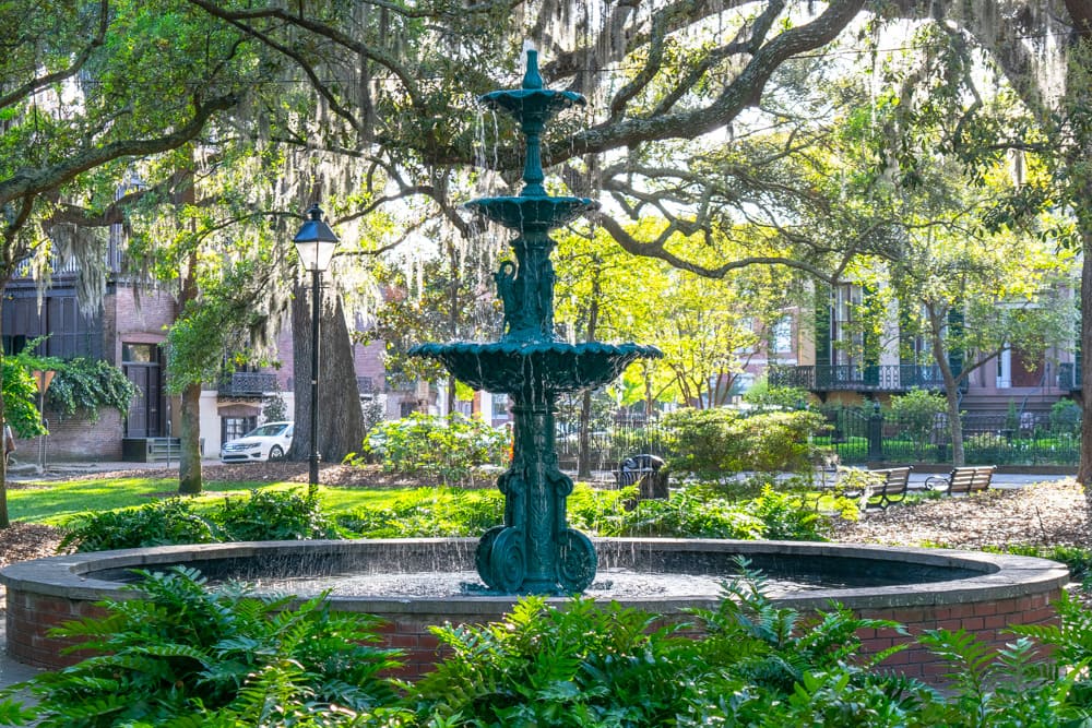Jackson Square is one of the most haunted places to visit in Savannah.