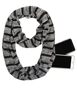Gifts for Frequent Travelers - Infinity Scarf with Pockets