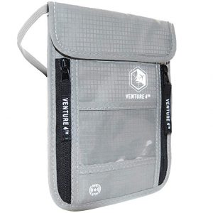 Gifts for Frequent Travelers - RFID Travel Wallet and Passport Holder