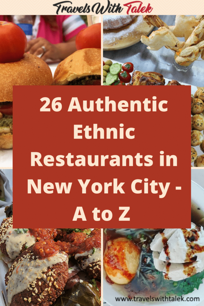 ethnic restaurants in New York City