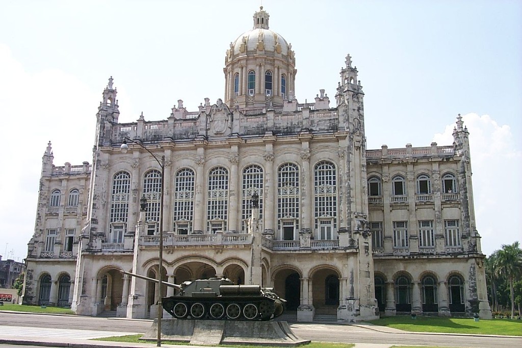 Exterior of the Museum of the Revolution in Havana, Cuba