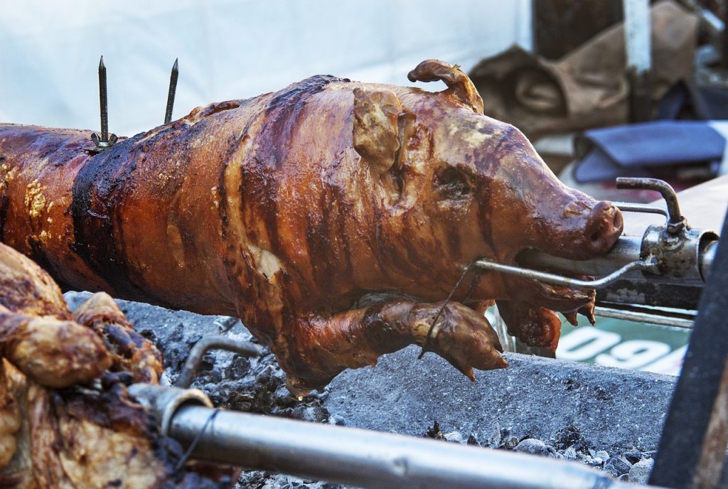 Roast pig is found in many Havana restaurants