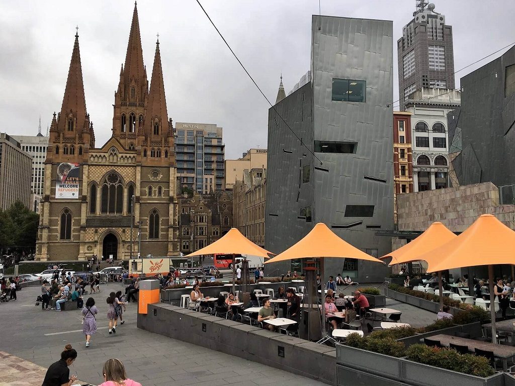 Federation Square Melbourne Australia's main info center