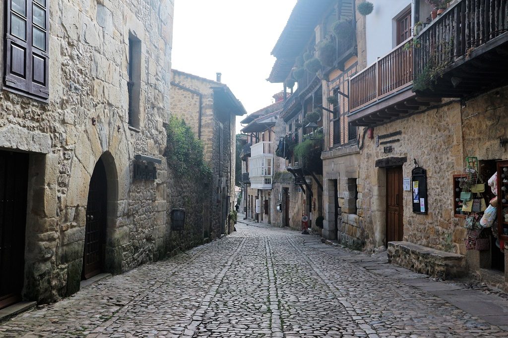 Midieval streets of Santillana del Mar