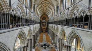 Salisbury Cathedral from spire tour