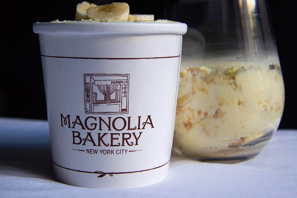 Ice cream container from Magnolia Bakery