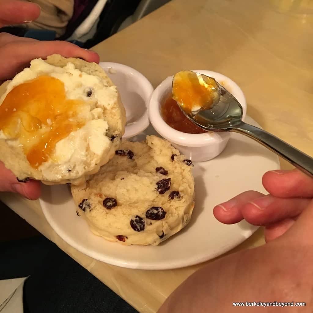 jam and scones from Sarabeth's restaurant