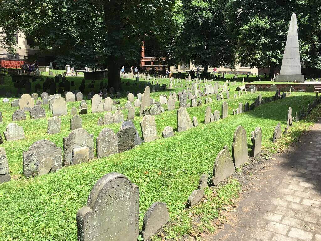 Granary Burial Ground in Boston