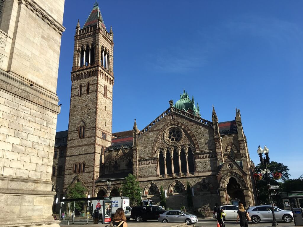 Old South Church Boston's Copley Square a great place to visit for first timers