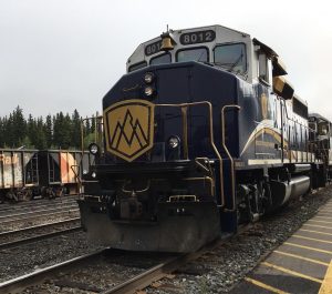 The Rocky Mountaineer train