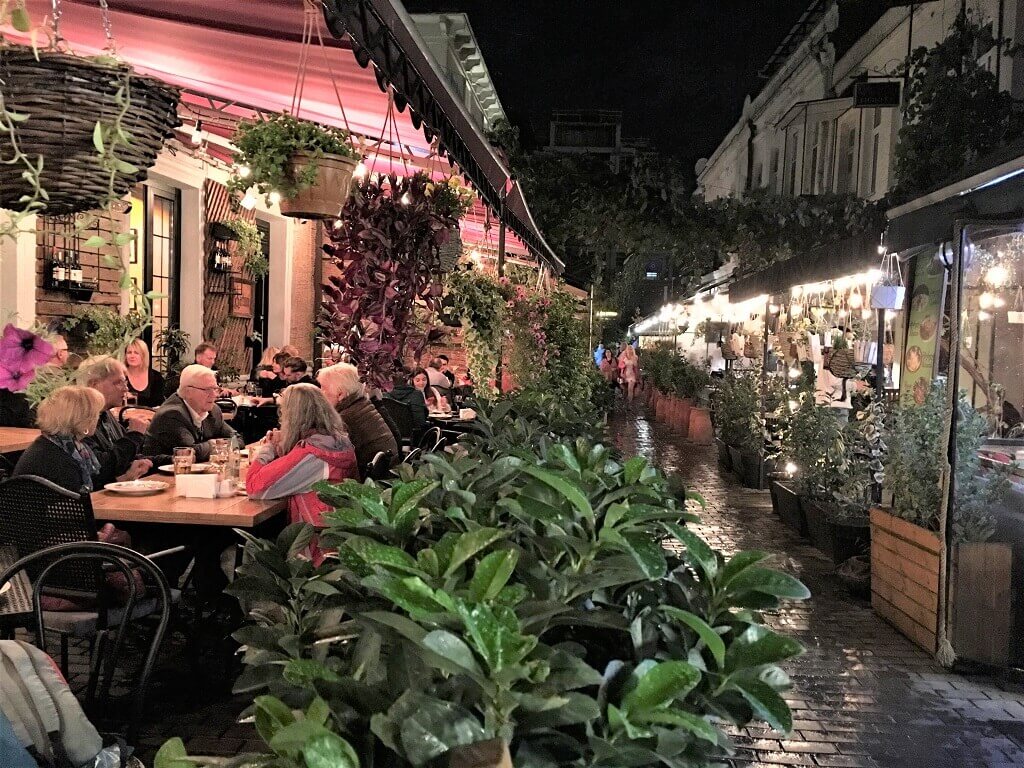 Tblisi restaurant row