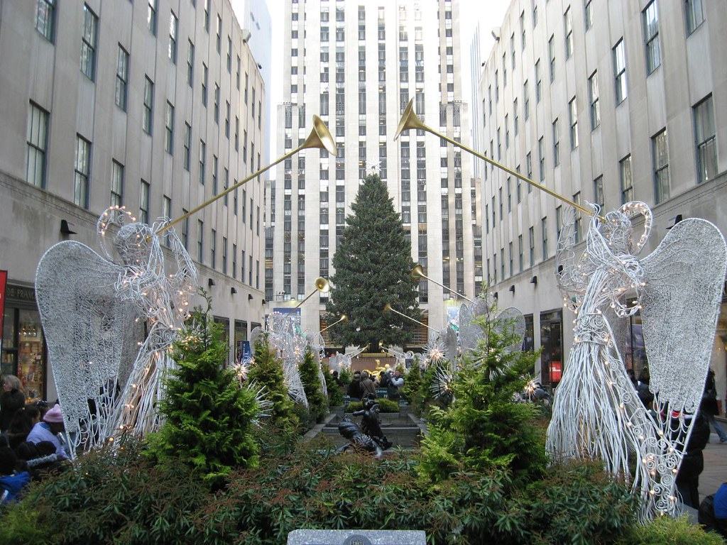 Rockefeller Center Christmas Tree and Angels