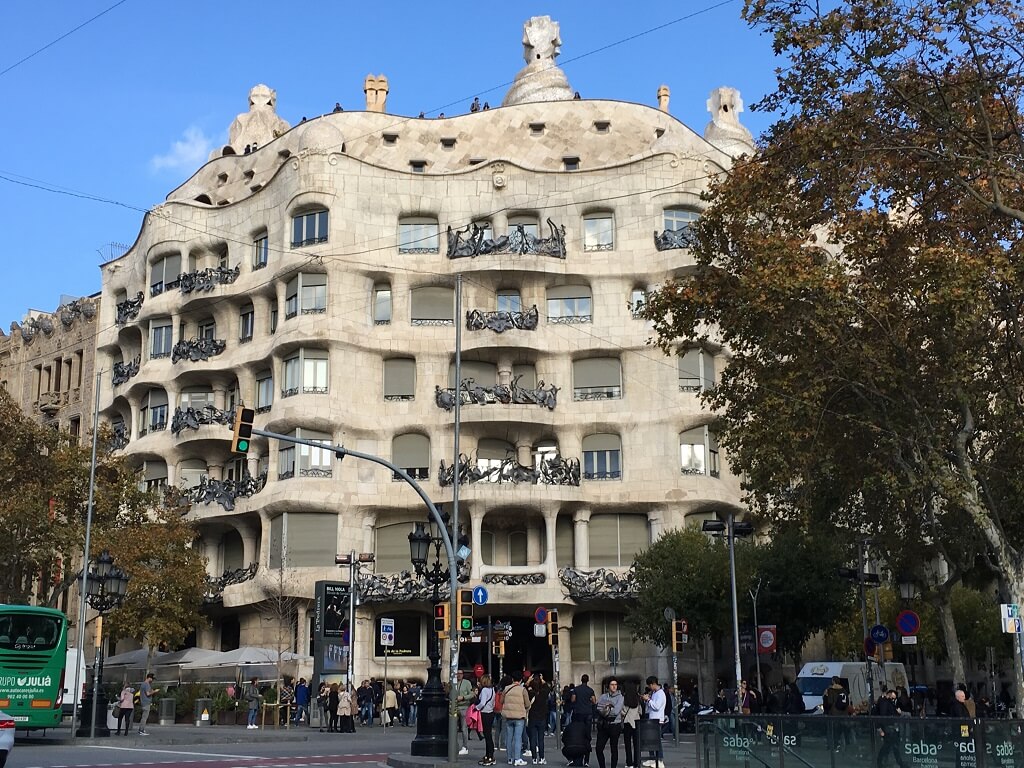 Casa Milo by Gaudi La Pedrera