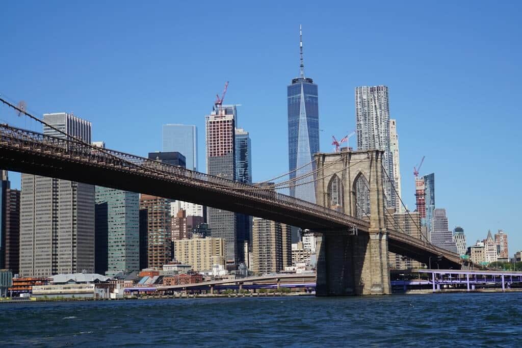 View of Manhattan from DUMBO in Brooklyn