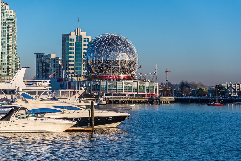 Vancouver port. One of the coolest places in Vancouver